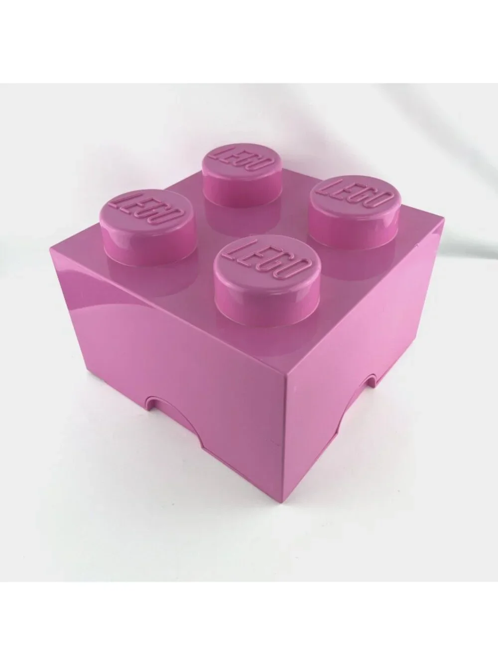 LEGO Pink Storage Brick 2x2 Cube 4 Stud Stackable Container Box #234
